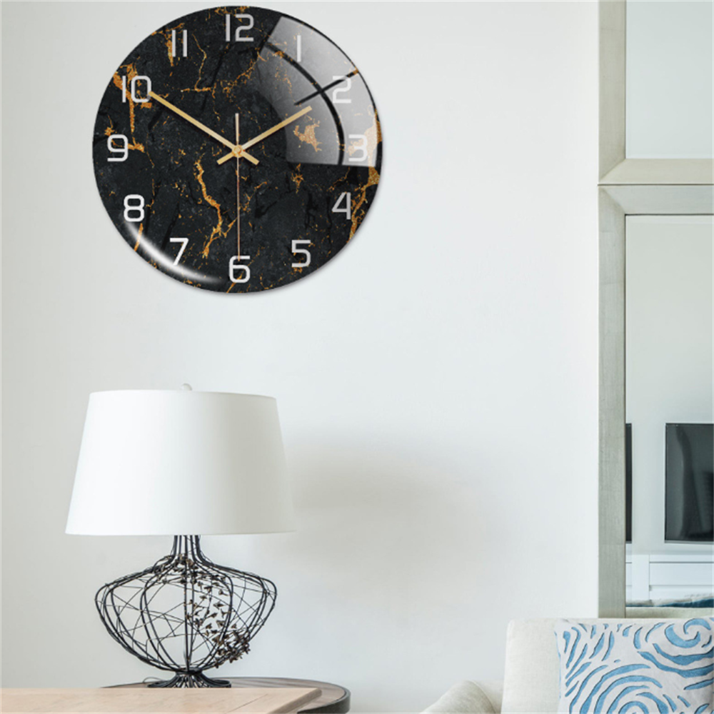 Marmeren Wandklok Stil Modern Design