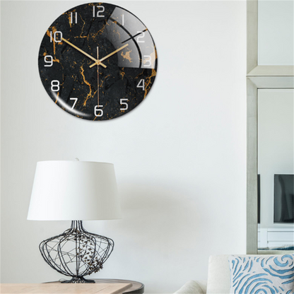 Marmeren Wandklok Stil Modern Design