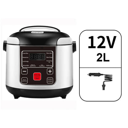 Reiskoker 12V/24V Mini - Voedselwarmer voor Auto en Vrachtwagen