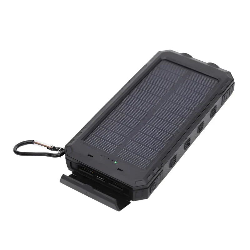 Zonne-energie Powerbank met Zaklamp Waterdicht Solar Charger - Velinix