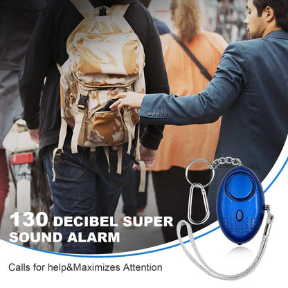 Veiligheidsalarm met LED-lamp 130 dB Persoonlijke Alarminstallatie