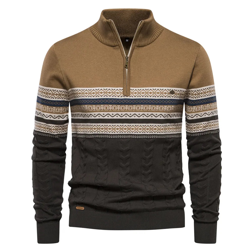 Retro Trui Heren Uniek Patroon Comfortabel Design - Velinix
