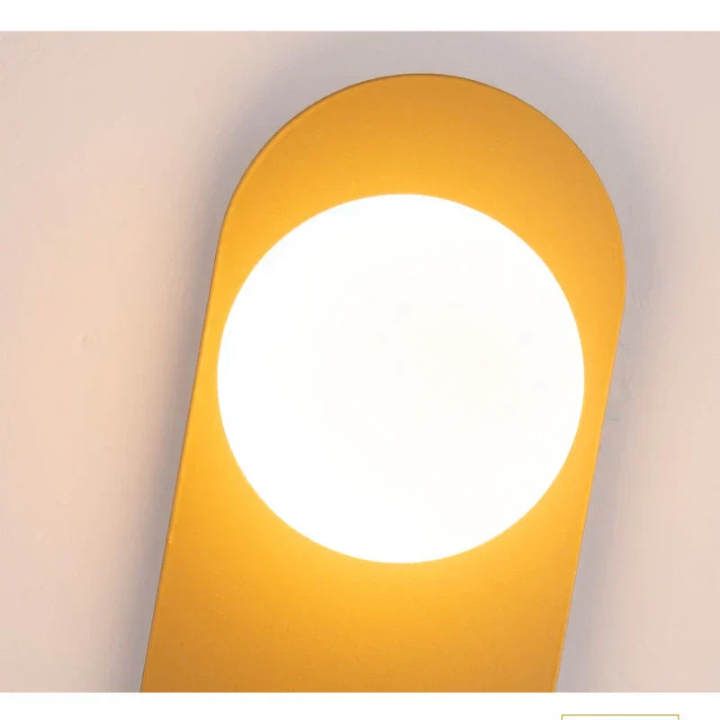 Ovale LED Muurlamp Dimbaar voor Slaapkamer en Hal