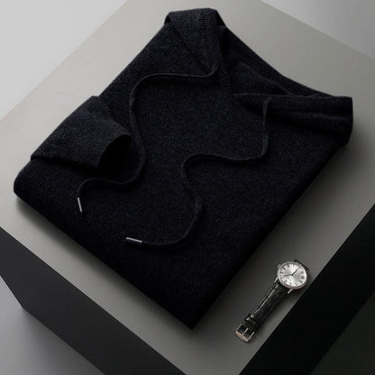 Warme Merinowollen Heren Hoodie Isolatie