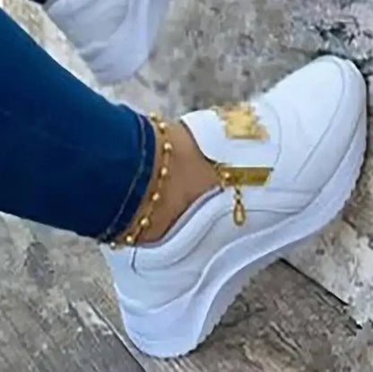 Dames Sneakers Comfortabel met Hak voor Buiten