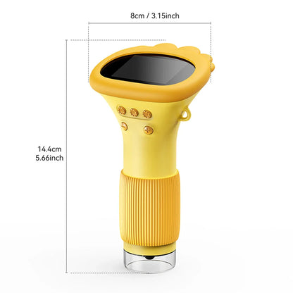 Pocket Microscoop 1000X Vergroting met LED-verlichting en IPS-scherm