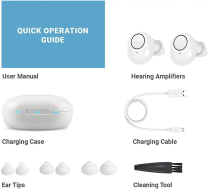 Bluetooth Hoortoestel Oplaadbaar met App Besturing