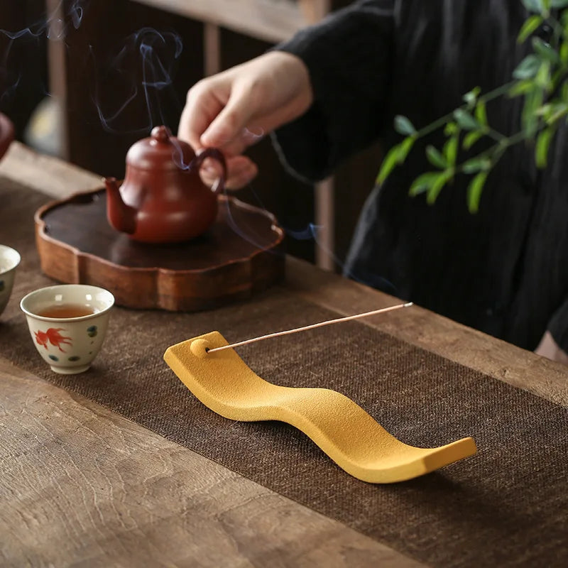 Keramische Wierookhouder Zen Design voor Wierookstokjes