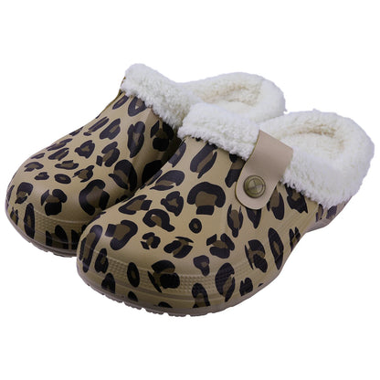 Waterdichte Fleece Klompen Luxe Bontvoering Warm en Stijlvol