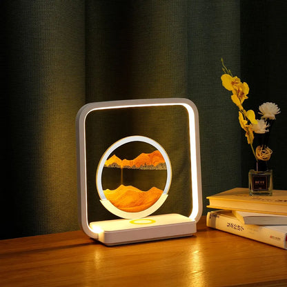 Zandkunst Nachtlamp Draadloos Oplaadbaar Modern Design