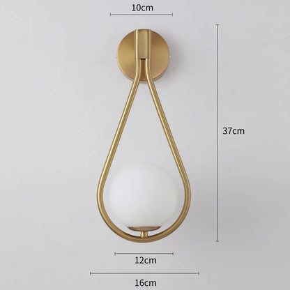 LED Wandlamp Dimbaar Modern Matglazen Design