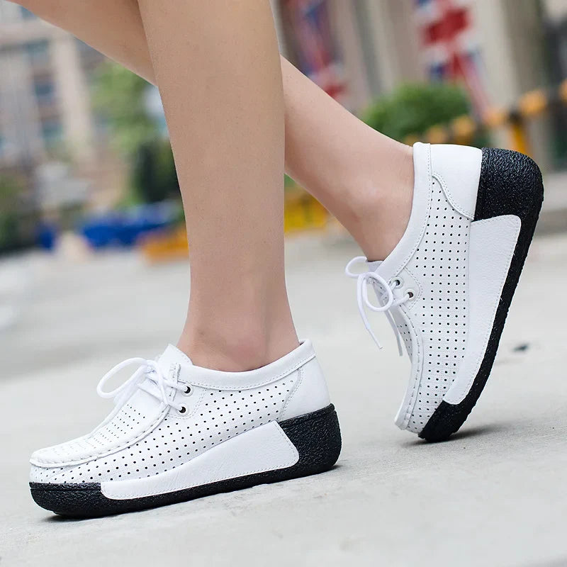 Leren Loafers Comfortabel Elegant Design