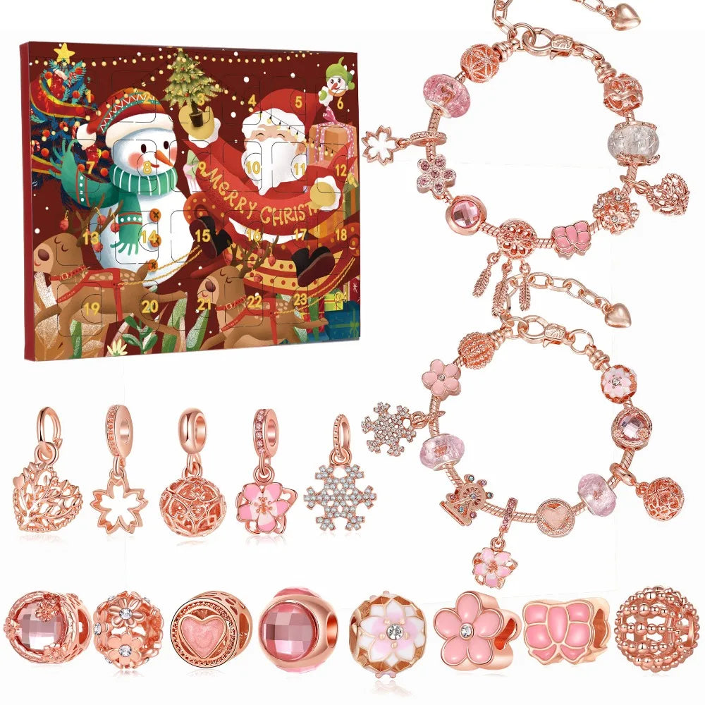 Kerst Sieraden Adventskalender met Kraal Set - Velinix