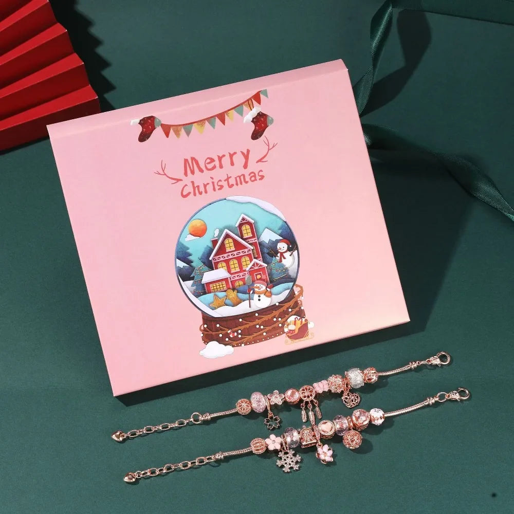 Kerst Sieraden Adventskalender met Kraal Set