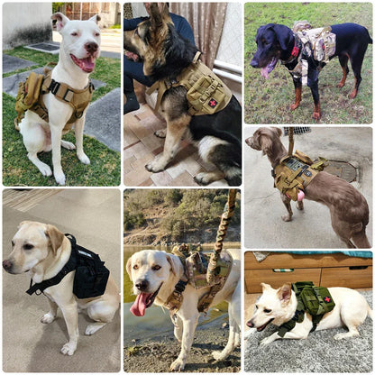 Tactische Honden Tuig met Riem voor Grote Honden