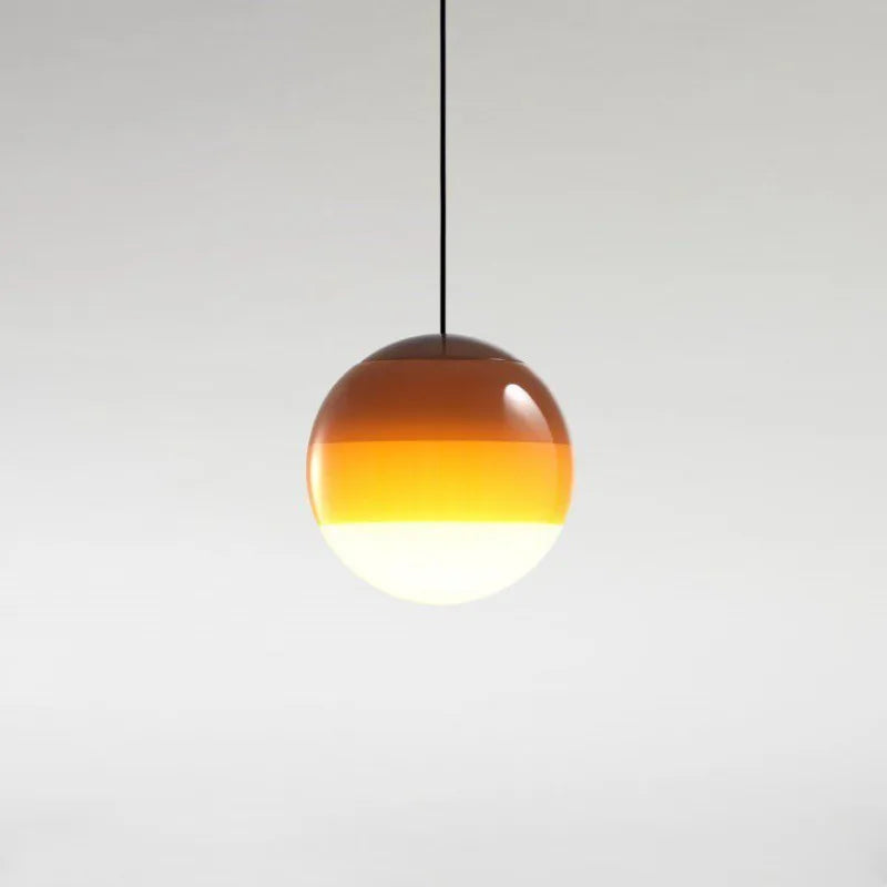 LED Hanglamp Glazen Koepel Modern Design Kleurverloop