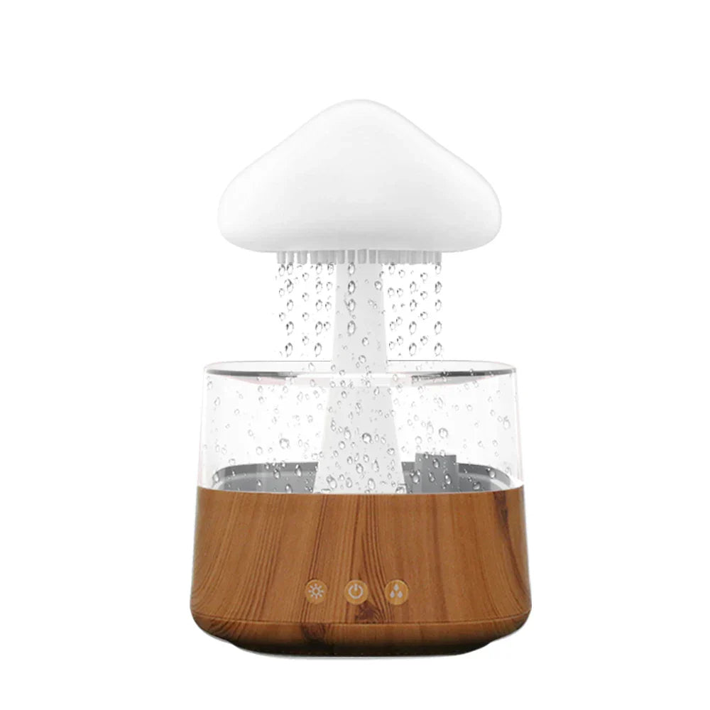 Aromadiffuser met Kleurrijk Licht en Regen Effect
