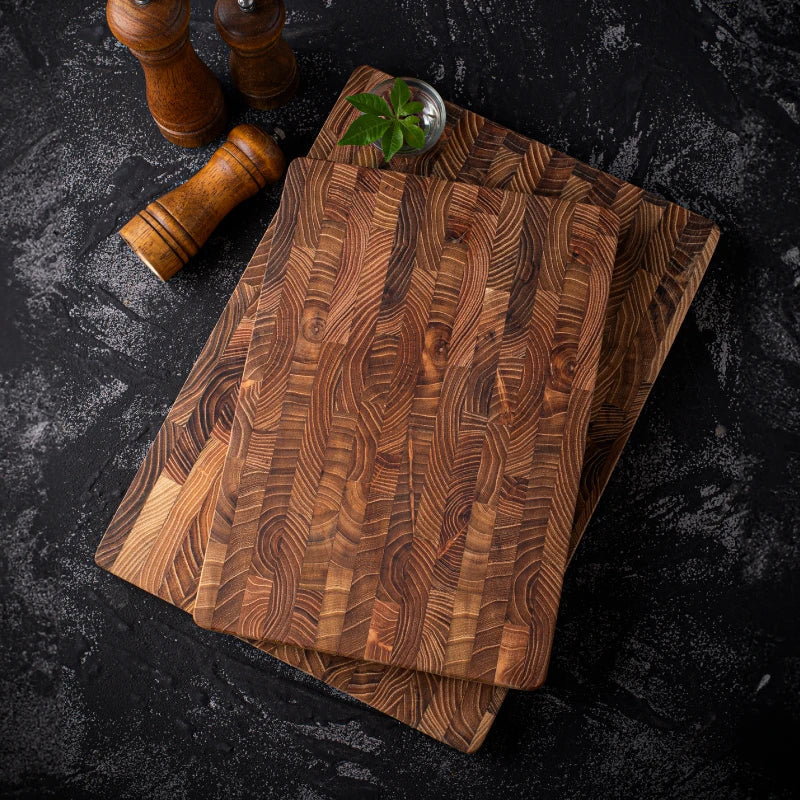Teak Snijplank Extra Dik voor Keuken en Chef - Velinix