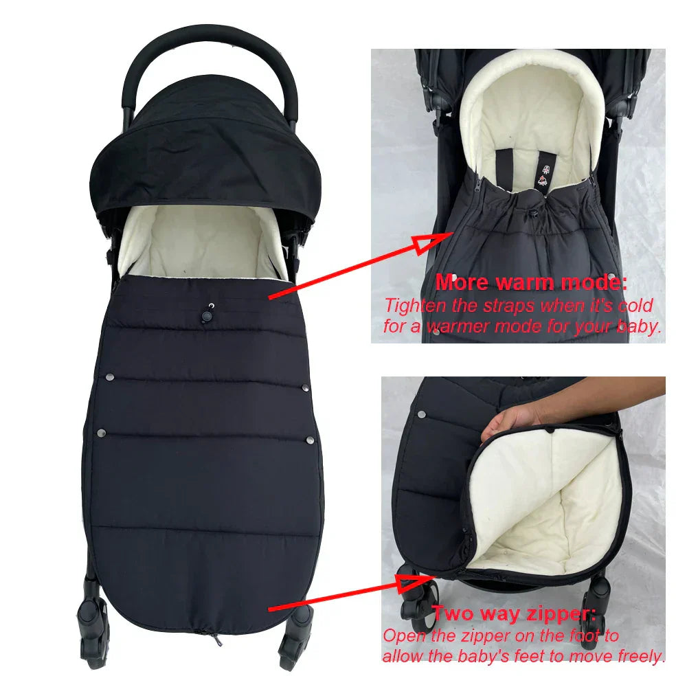 Kinderwagen Voetenzak Warm en Zacht voor Baby