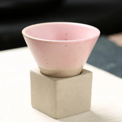 Japanse Koffie- en Theekop Handgemaakt Zen Design