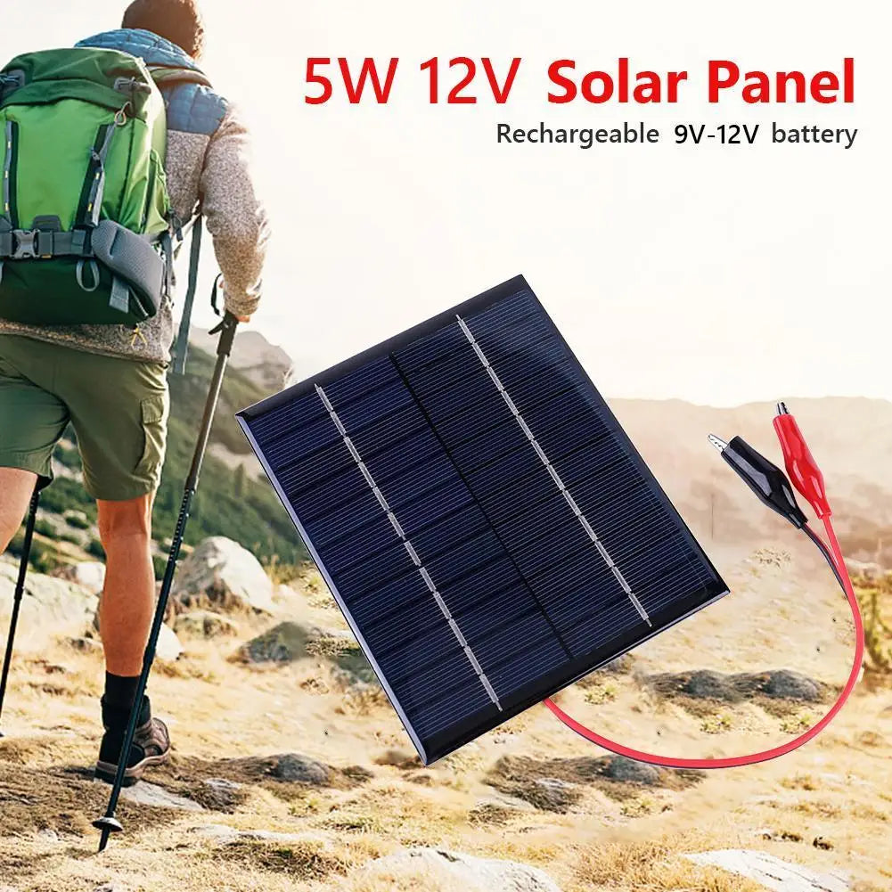 Zonnepaneel 10W Opvouwbaar voor Kamperen en Outdoortrips - Velinix