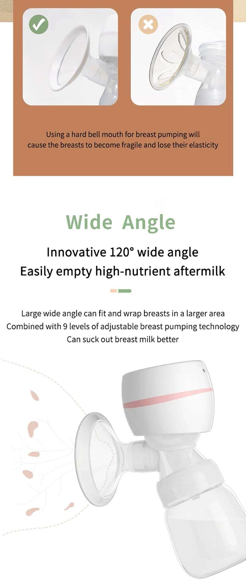 Borstkolf voor Efficiënte Melkproductie met Extra Comfort