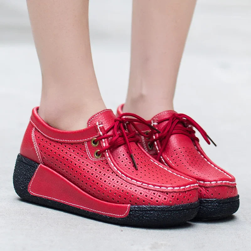 Leren Loafers Comfortabel Elegant Design