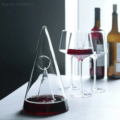 Wijngieter met Karaf Glas en Separator Snel en Efficiënt