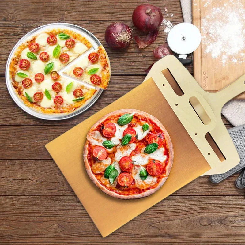 Pizzaschep met Antiaanbaklaag voor Perfecte Bakresultaten - Velinix