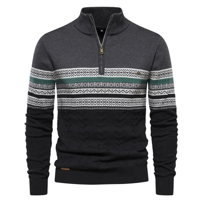 Retro Trui Heren Uniek Patroon Comfortabel Design