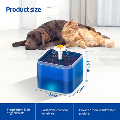Katten Drinkfontein 2L met LED en App Besturing