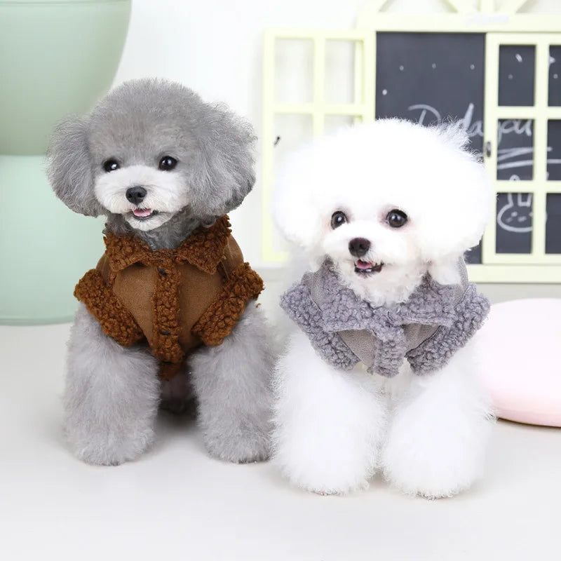 Luxe Hondenjas Winter Warm Fleece voor Kleine Rassen