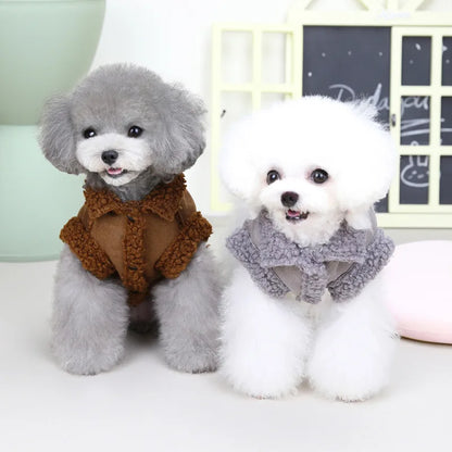 Luxe Hondenjas Winter Warm Fleece voor Kleine Rassen