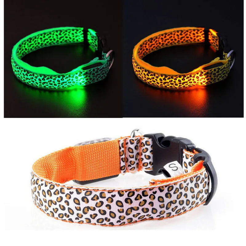 LED Hondenhalsband Reflecterend en Zichtbaar 's Nachts