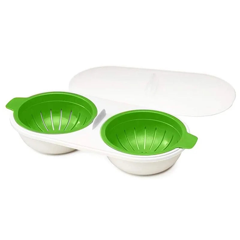 Magnetron Eierkoker Luxe Set voor Perfecte Gestoofde Eieren