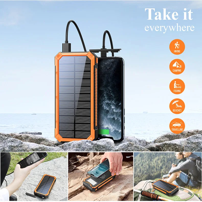 Draagbare PowerBank Zonne Energie Duurzaam Opladen