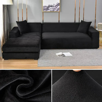 Bankhoes Fluwelen Stretch Antislip voor Thuis