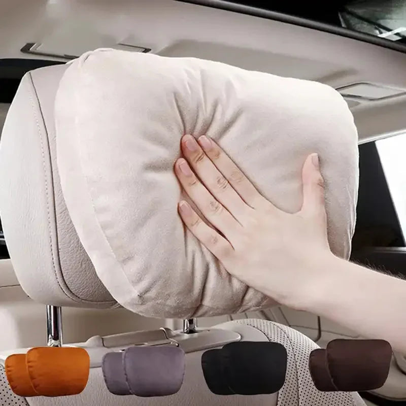 SuedeComfort | Ergonomische Autostoelondersteuning Zacht voor Minder Vermoeidheid - Velinix