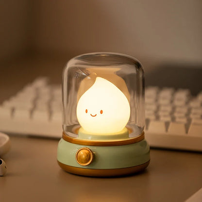Mini LED Nachtlamp USB Oplaadbaar Portabel Kleurrijk Design - Velinix