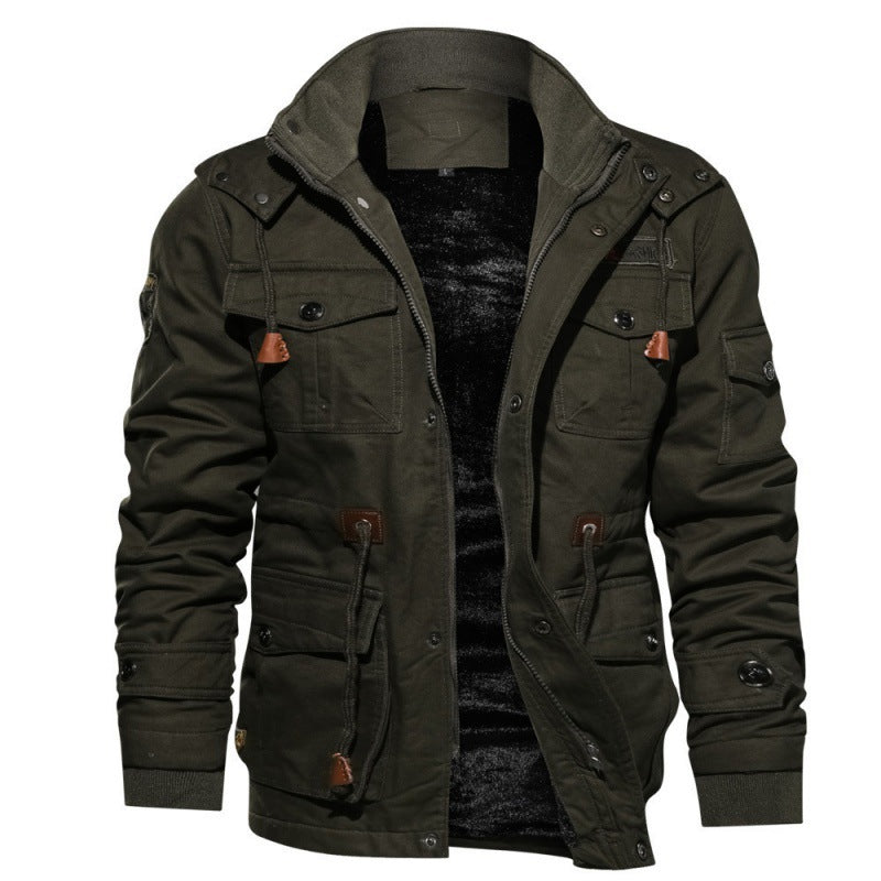 Heren Winterjas Fleece Waterdicht Modern Design