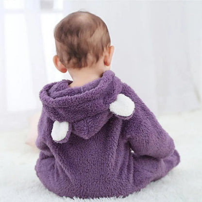 Baby Rompertjes Fleece Warm voor Pasgeborenen