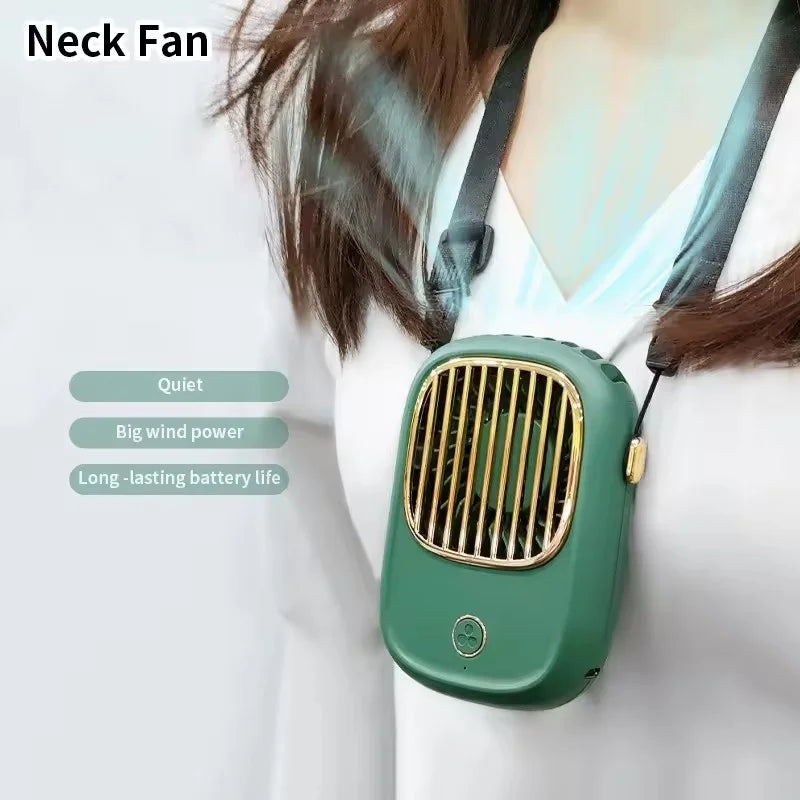 Draagbare Nekventilator Oplaadbaar voor Comfort Binnen en Buiten