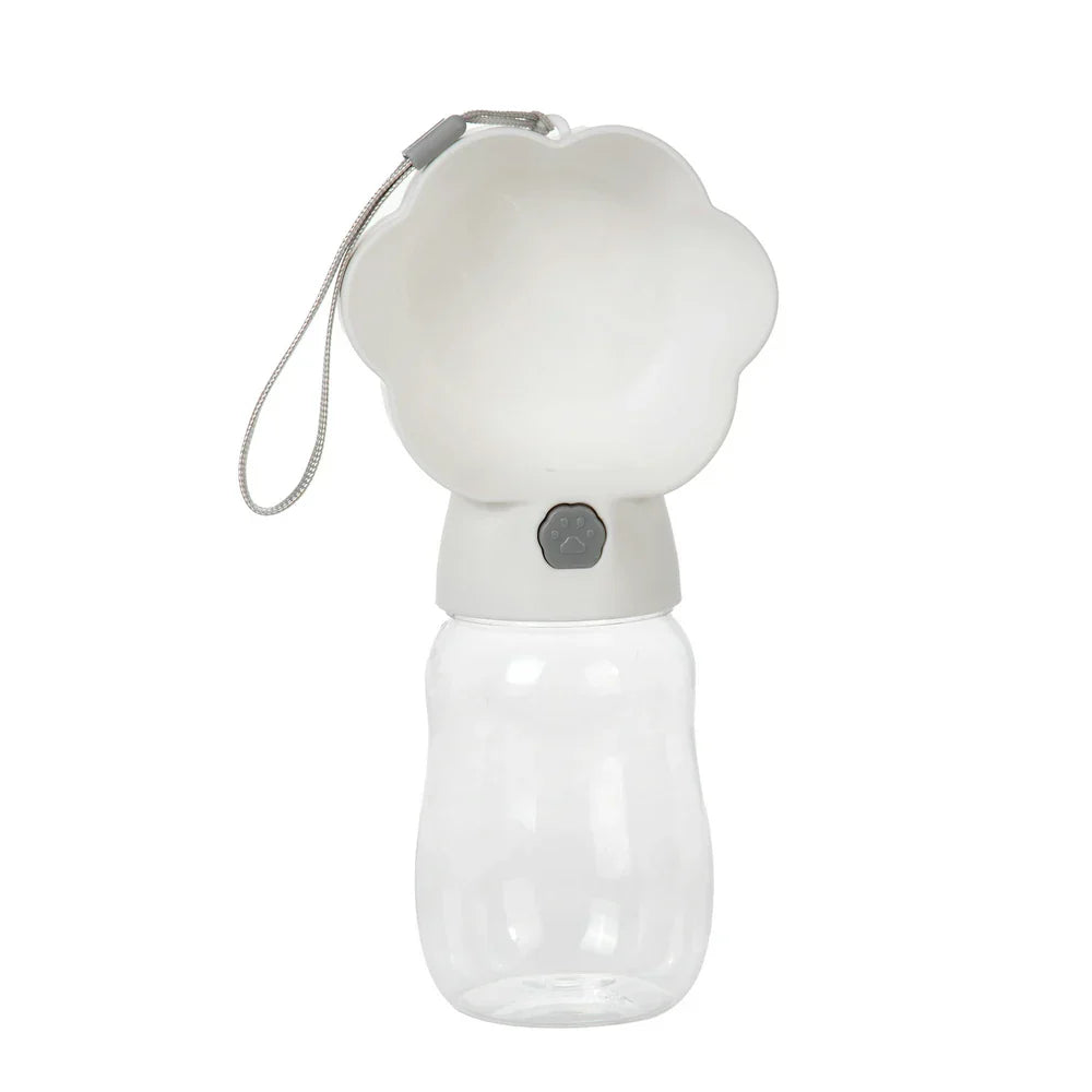 Draagbare Drinkfles voor Honden en Katten, 2-in-1 Water en Voer Dispenser