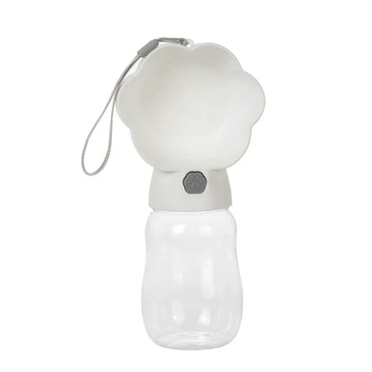 Draagbare Drinkfles voor Honden en Katten, 2-in-1 Water en Voer Dispenser
