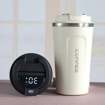 Thermosbeker RVS met Temperatuurweergave en Smart Functie