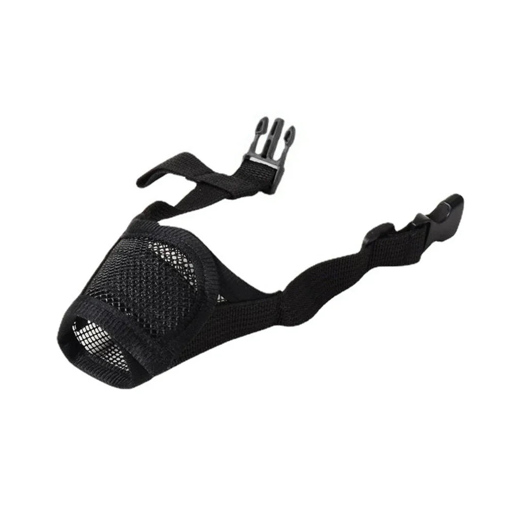 Hondenmondmasker Ademend Nylon Verstelbaar Anti-Blaf Bescherming