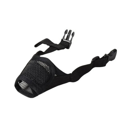 Hondenmondmasker Ademend Nylon Verstelbaar Anti-Blaf Bescherming