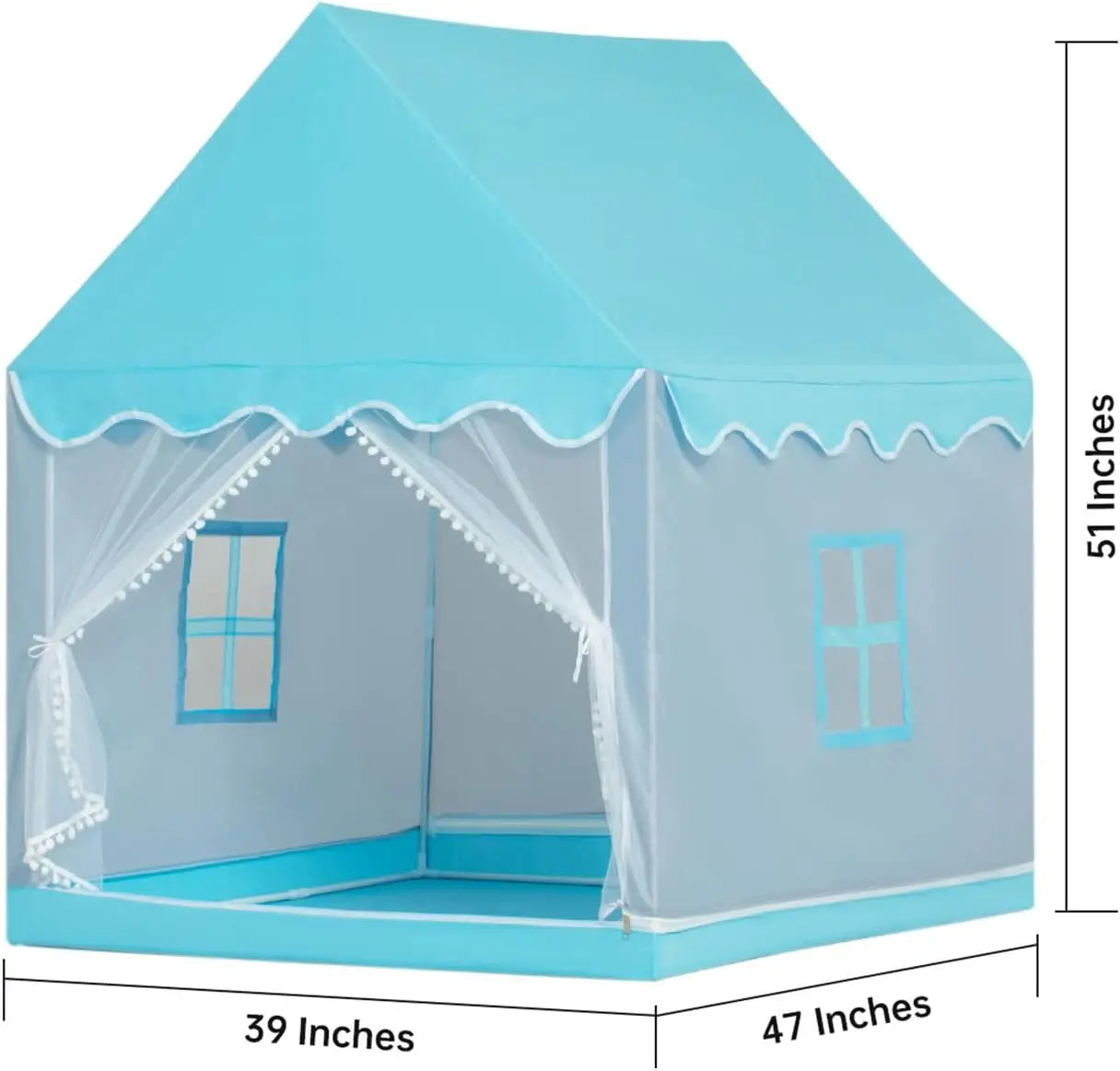 Roze Kindertent Prinsessentent voor Binnen en Buiten Speelruimte