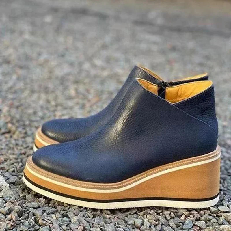 Dameslaarzen Hoge Hakken Cowboy Stijl Winter