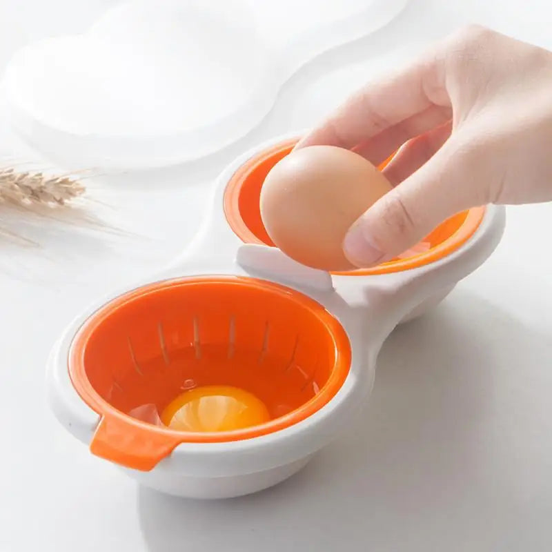 Magnetron Eierkoker Luxe Set voor Perfecte Gestoofde Eieren